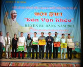 Huyện Bù Đăng tổ chức hội thi dân vận khéo năm 2011.
