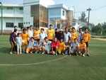 Công Đoàn Văn phòng HĐND – UBND huyện tổ chức đá bóng Mừng xuân Giáp Ngọ 2014.