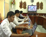 Huyện Bù Đăng tham gia hội nghị trực tuyến tổng kết ứng dụng công nghệ thông tin 2013.