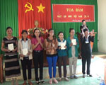 Hội liên hiệp phụ nữ xã Phú Sơn tổ chức ngày gia đình việt nam.
