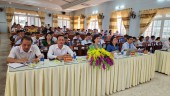 Các đại biểu tham dự hội nghị Ban chấp hành Đảng bộ huyện Bù Đăng lần thứ 28, khóa XIII, nhiệm kỳ 2020-2025