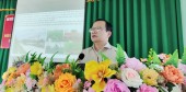Tập huấn công tác tuyên truyền Chương trình Mục tiêu Quốc gia xây dựng nông thôn mới và khảo sát dư luận xã hội tại xã ĐăkNhau huyện Bù Đăng.