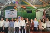 Chủ tịch UBND huyện, Vũ Văn Mười thăm, chúc mừng dịp lễ Giáng sinh năm 2023