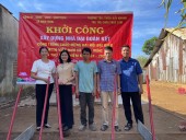 Bù Đăng: Xã Minh Hưng khởi công xây dựng nhà Đại đoàn kết