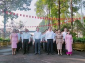 UBND huyện Bù Đăng tổ chức Lễ chào cờ, gặp mặt cán bộ, công chức, viên chức, người lao động  đầu xuân Giáp Thìn 2024