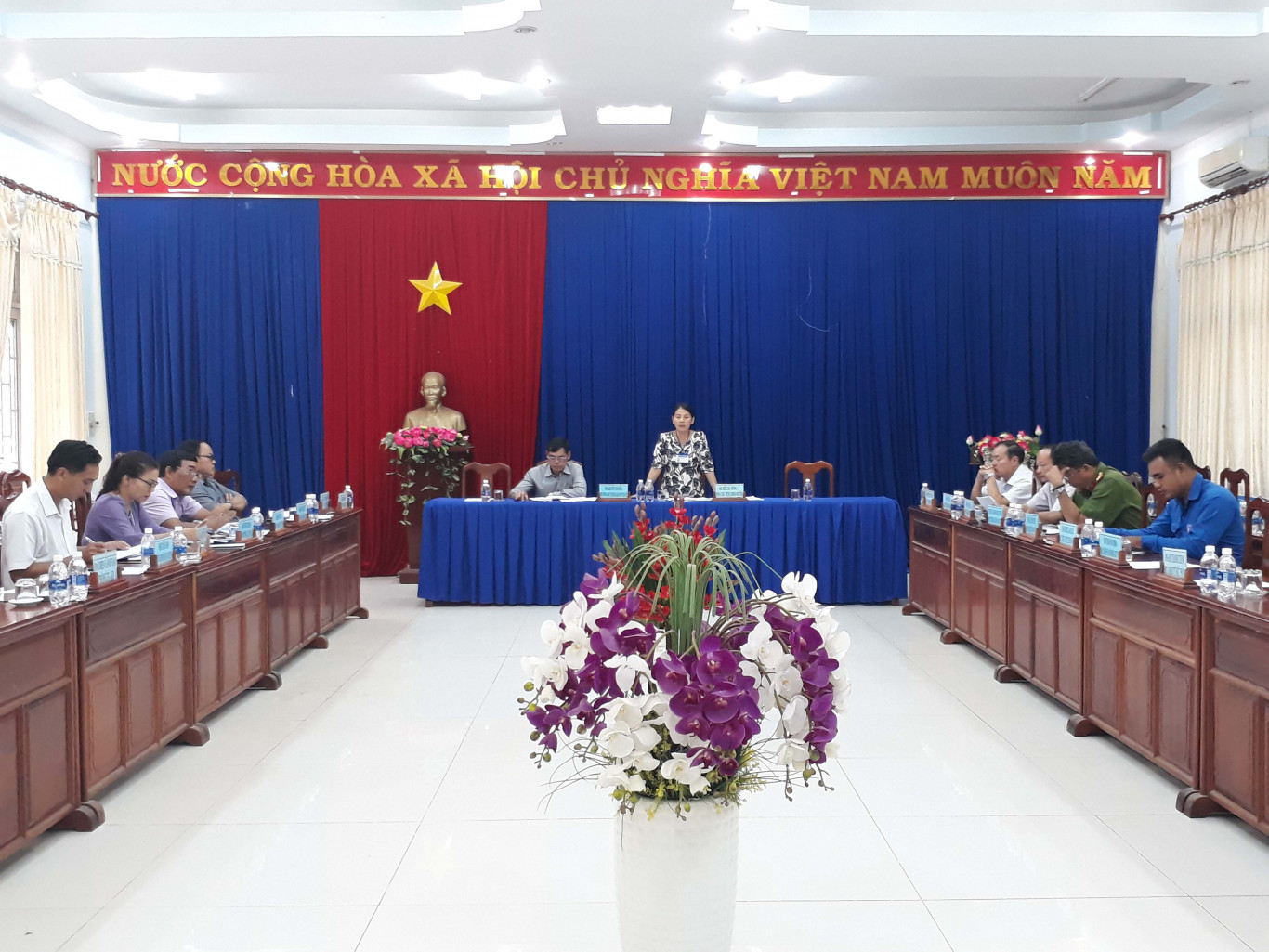 Bí thư Tỉnh ủy Nguyễn Văn Lợi làm việc với xã Bình Minh.