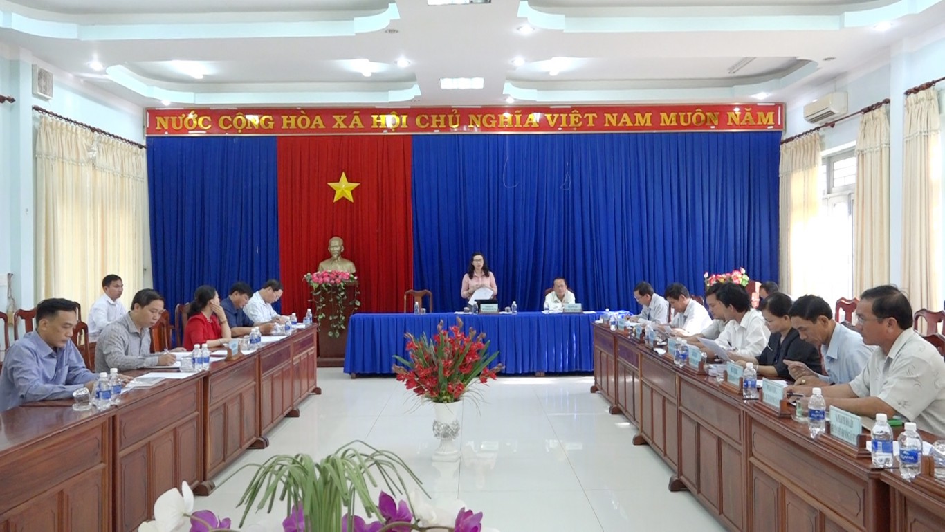 Ban chỉ đạo Đề án 192 tỉnh làm việc với huyện Bù Đăng về kết quả triển khai Đề án.