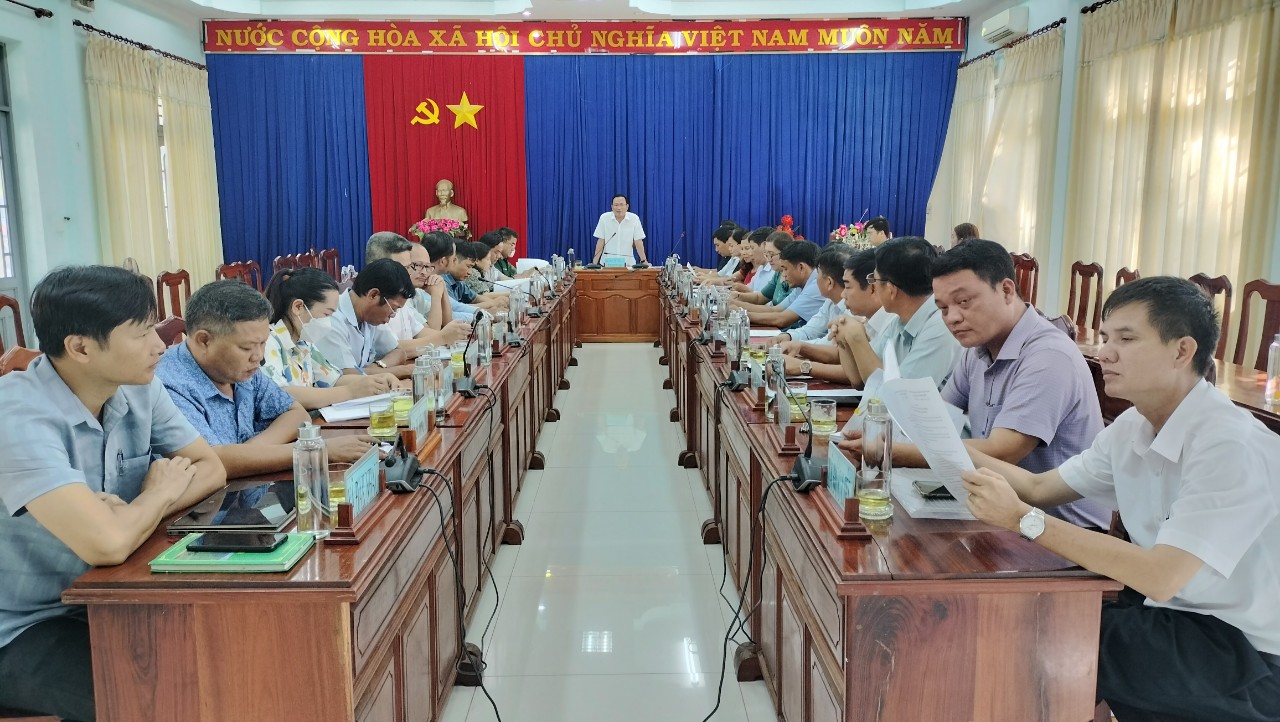 Phó Chủ tịch UBND huyện Nguyễn Văn Lưu Chủ trì họp Ban Chỉ đạo Đại hội Thể dục thể thao cơ sở và Đại hội Thể dục thể thao huyện Bù Đăng lần thứ VIII.
