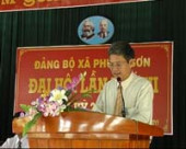Đảng bộ xã Phước Sơn tổ chức Đại hội lần thứ III, nhiệm kỳ 2011 - 2015