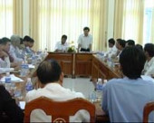 Phó Chủ tịch UBND tỉnh – Bùi Văn Thạch kiểm tra năng lực cạnh tranh PCI tại huyện Bù Đăng.