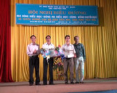 Lễ tuyên dương công tác khuyến học khuyến tài năm học 2012 – 2012.