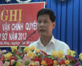 Hội nghị tập huấn công tác dân vận chính quyền và thực hiện quy chế dân chủ cơ sở.