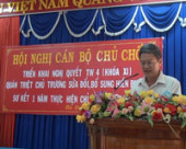 Hội nghị cán bộ chủ chốt huyện Bù Đăng.