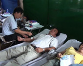 245 tình nguyện viên tham gia hiến máu tình nguyện đợt 1/2013.