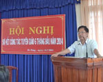 Hội nghị sơ kết công tác tuyên giáo 6 tháng đầu năm 2014.