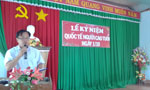 Thị trấn Đức Phong có 43 cụ được tặng quà, mừng thọ nhân kỷ niệm quốc Tế Người cao tuổi 1/10.