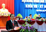 Khai mạc kỳ họp thứ tám, HĐND tỉnh khóa VIII.