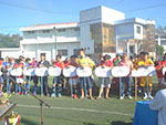 Bế mạc giải bóng đá 05 người thị trấn Đức Phong.