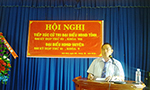 Đại biểu HĐND tỉnh tiếp xúc cử tri xã Bình Minh, huyện Bù Đăng