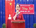 TRƯỜNG TIỂU HỌC ĐỨC PHONG TỔNG KẾT NĂM HỌC 2016-2017.