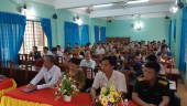 Bù Đăng: 120 cán bộ, công chức, viên chức tham gia bồi dưỡng kiến thức quốc phòng an ninh năm 2019.