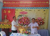 Lãnh đạo huyện Bù Đăng chúc mừng Ngày Báo chí cách mạng Việt Nam 21/6.