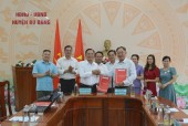 Huyện Bù Đăng ký kết hợp tác tuyên truyền với Đài phát thanh - Truyền hình và báo Bình Phước.