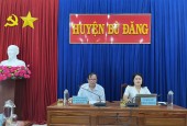 Đoàn kiểm tra Ban Dân tộc tỉnh Bình Phước làm việc với UBND huyện Bù Đăng