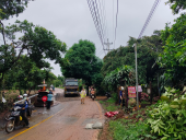 Bù Đăng: Khắc phục tình trạng ngập nước tại tuyến đường Liên xã Đoàn Kết – Đồng Nai, đoạn ngã ba vườn chuối
