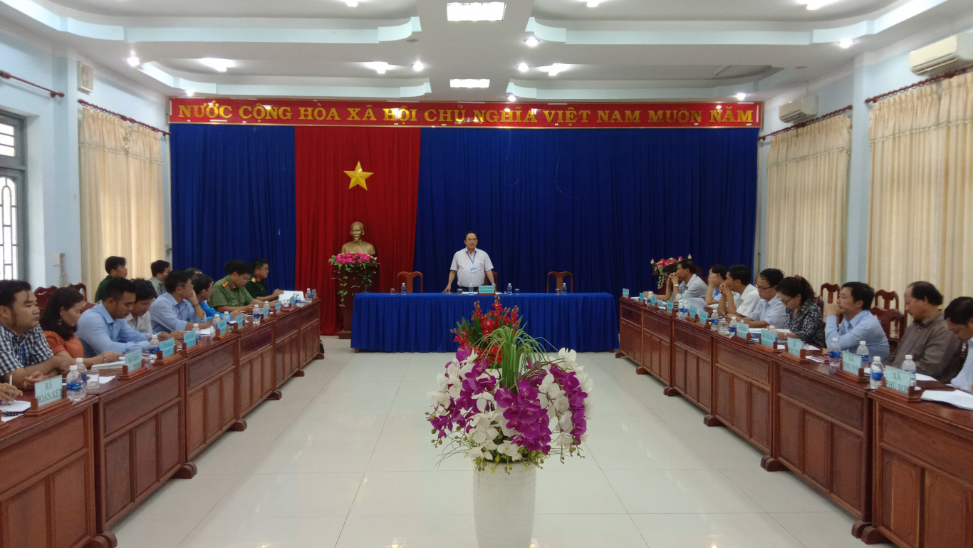 Hội đồng NVQS huyện Bù Đăng họp chuẩn bị công tác giao quân năm 2019.