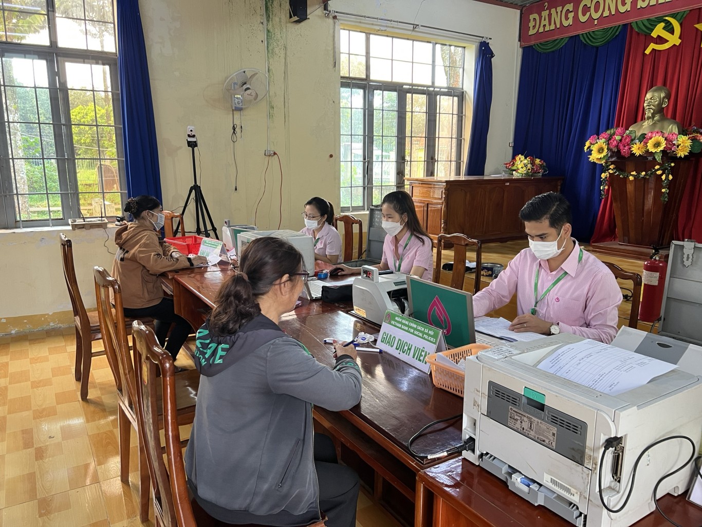 Camera IP giám sát tại điểm Giao dịch xã Phú Sơn