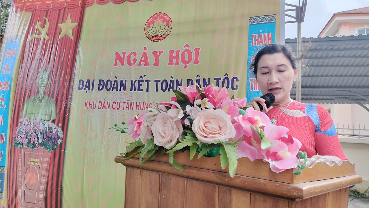 Khu phố Tân Hưng TT. Đức Phong tổ chức Ngày hội Đại Đoàn Kết toàn dân tộc năm 2022.