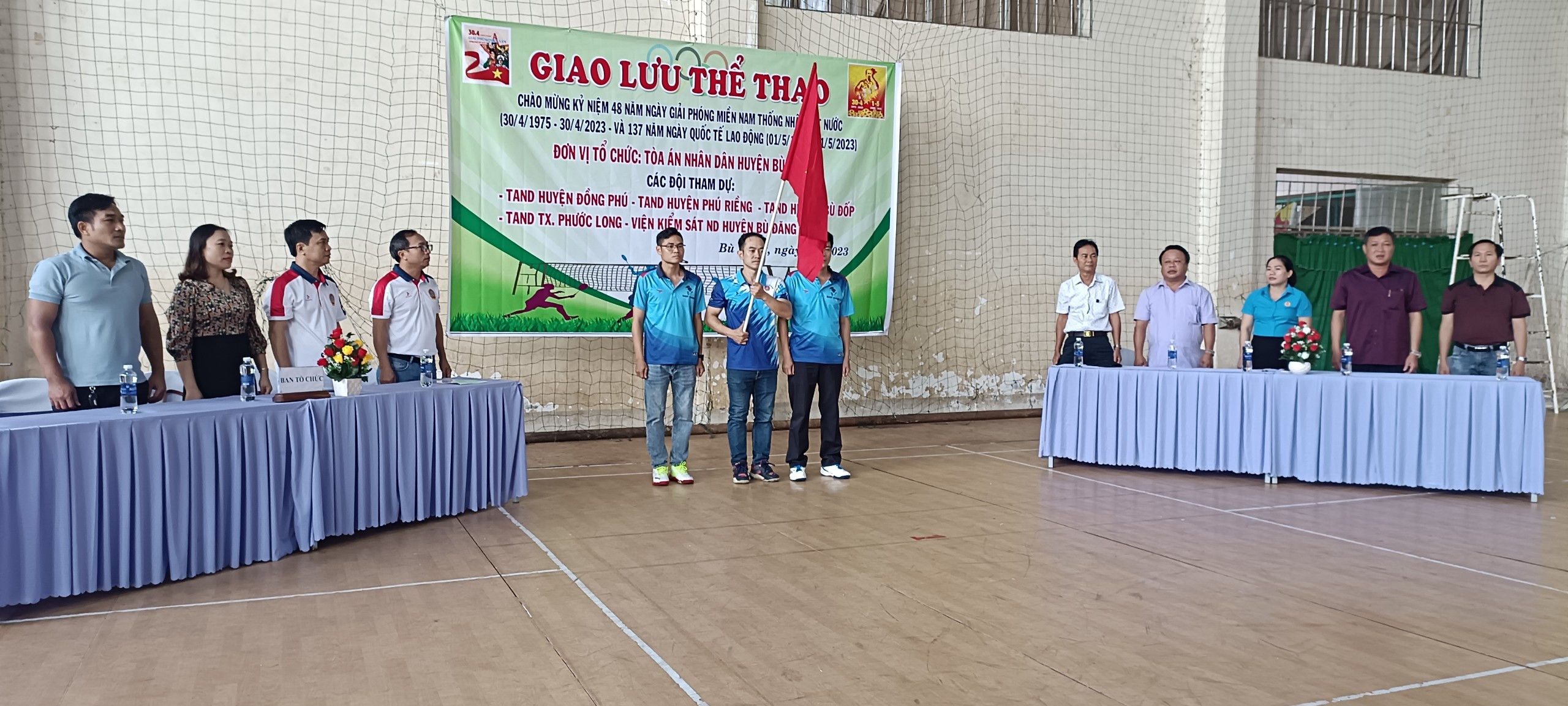 Toà án nhân dân huyện Bù Đăng tổ chức giải Cầu lông mở rộng  lần thứ nhất năm 2023.